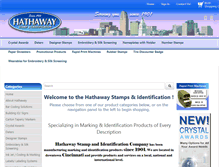 Tablet Screenshot of hathawaystamps.com